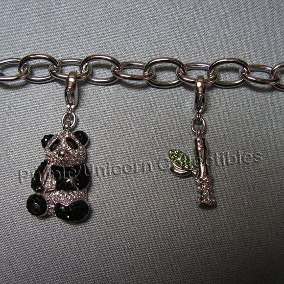 Swarovski Crystal SCS 2008 Panda Charm Bracelet 930685 - Picture 6 of 8